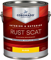 Aurora Decorating Centre Rust Scat Waterborne Acrylic Enamel is suitable for interior or exterior use. Engineered for metal surfaces, it also adheres to primed masonry, drywall, and wood. It has tenacious adhesion and provides excellent colour and gloss retention.boom